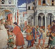 Benozzo Gozzoli The School of Tagaste Norge oil painting reproduction